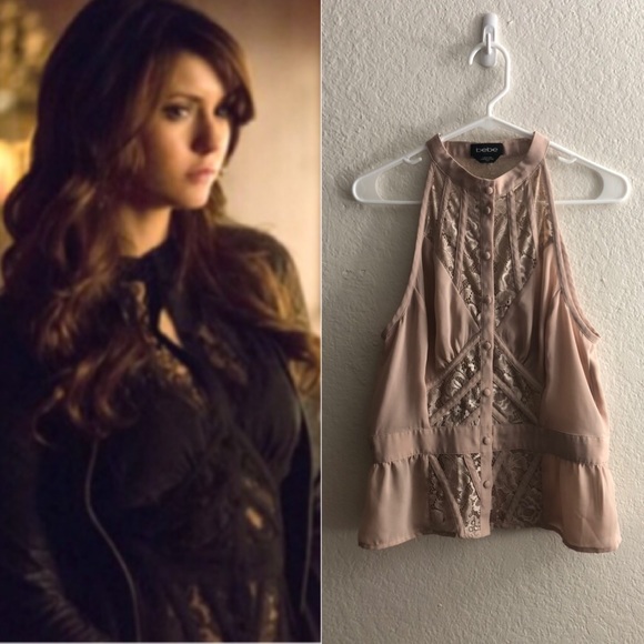 bebe Tops - ASO Katherine Pierce Bebe Sleeveless Top